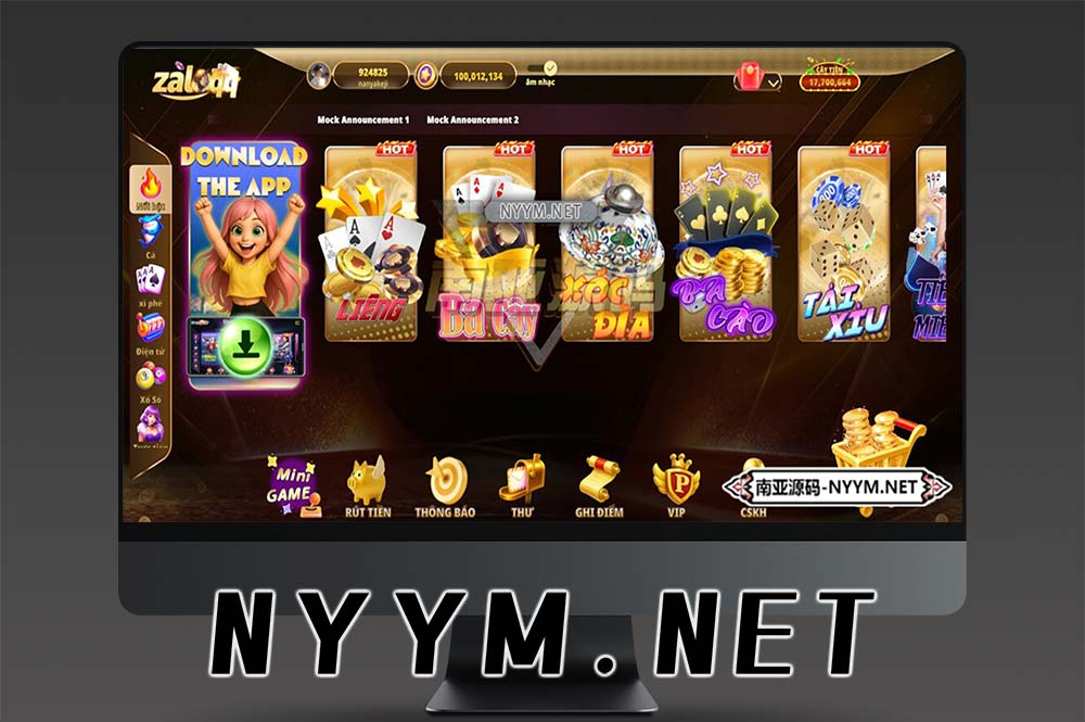 越南ZaloQQ综合盘游戏源码/越南博彩程序源码/越南Slots综合盘源码